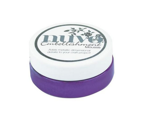 Nuvo - Embellishment Mousse - Royal Aubergine - 821n