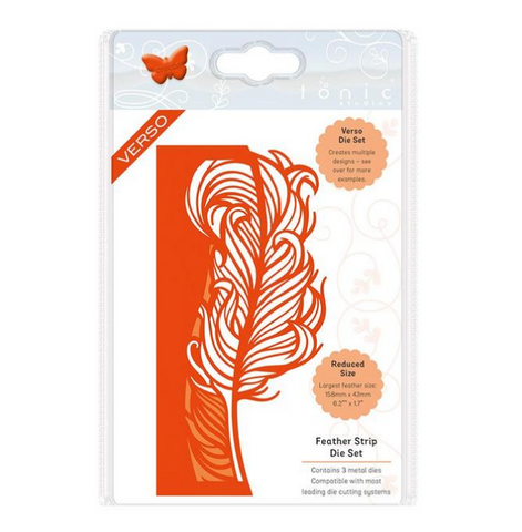 Feather Strip Die Set Verso ByTonic Studios 2382e