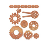 Steam Punk Cogs and Widgets Media Die Set By Tonis Studios 2328e