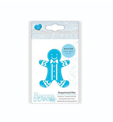 Gingerbread  Man Rococo Petite Die Set 1011e