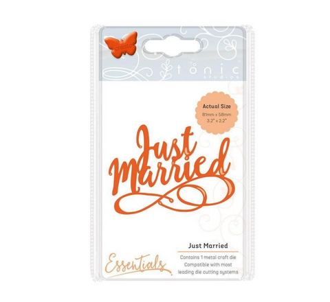 Just Married Miniature Moments Die Set By Tonic Studios 1415e