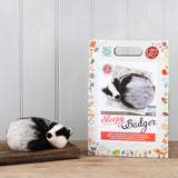 Sleepy Badger Needle Felting Kit Crafting Kit The Crafty Kit Company CKC-NF-167