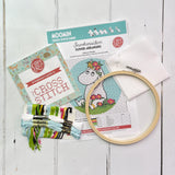 Snorkmaiden Flower Arranging Moomin Cross Stitch Kit The Crafty Kit Company CKC-MOOMIN-006