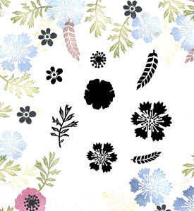 Summer Meadow Majestix Clear Peg Stamp Set By Card-io