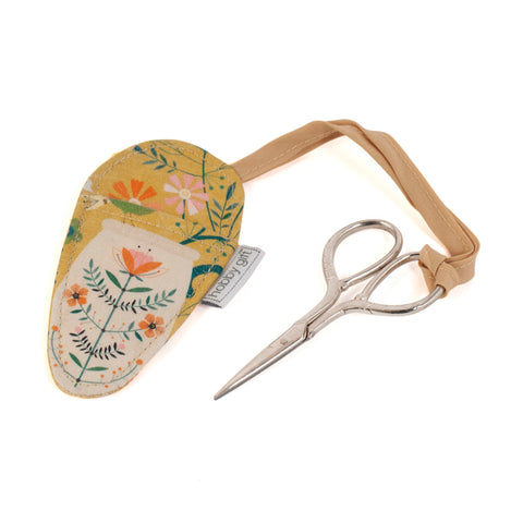 Hedgerow Embroidery Scissors In Fabric Pouch By Hobby Gift TK25/599