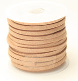 Faux Suede Cord 3x1.5mm approx 5m per roll TRC108