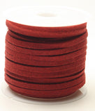 Faux Suede Cord 3x1.5mm approx 5m per roll TRC108