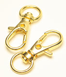 Swivel Lobster Clasp Clips Key Hook Keychain 4 Pcs TRC114