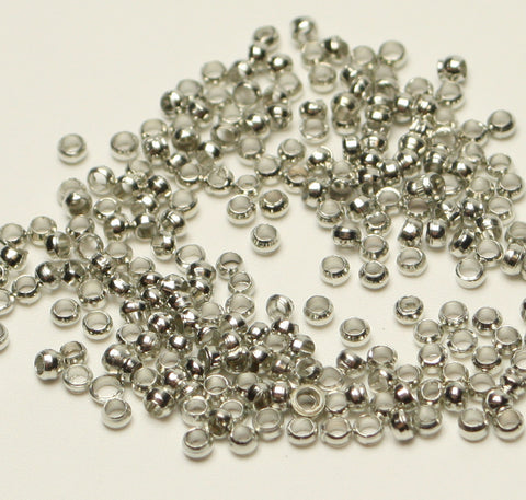 Crimp Beads Nickel Free 10g Approx 900pcs Platinum or Gold TRC132