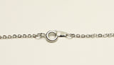 Necklace Chain With Clasp Platinum Colour Lead & Nickle Free 2mm 18" Chain TRC135