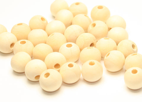 Wooden Round Beads Moccasin 10mm TRC210