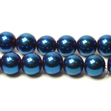 Mardi Gras Glass Beads Round 4mm Approx 70pcs Beads TRC317