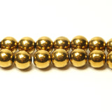 Mardi Gras Glass Beads Round 10mm Approx 30pcs Beads TRC280