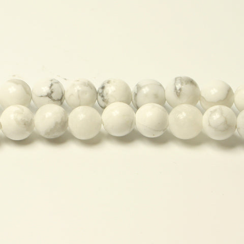 Natural Howlite Beads Strands, Round, 6mm  Approx 63pcs Beads TRC286