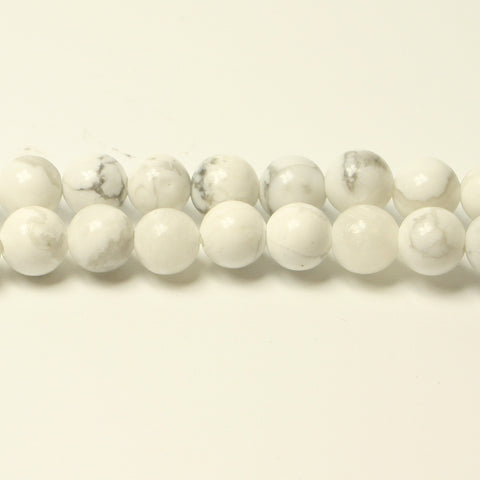 Natural Howlite Beads Strands, Round, 6mm  Approx 63pcs Beads TRC286