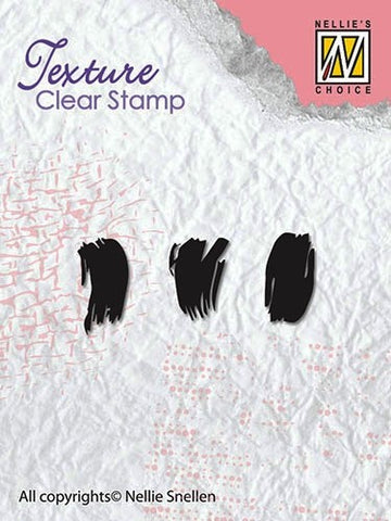 Brush Strokes Nellie Snellen Texture Clear Stamps TXCS005