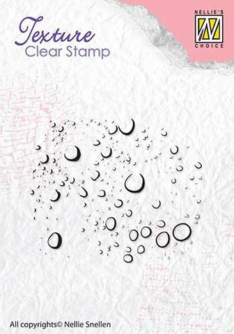 Raindrops Texture Clear Stamps By Nellie Snellen TXCS010