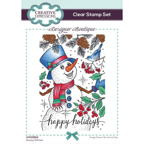 Snowy Wishes A6 Designer Boutique Collection By Creative Expressions UMSDB112