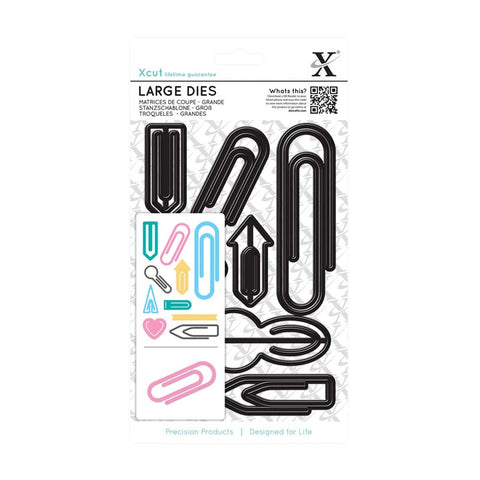 Paper Clips Die Cutting Set By Xcut from Docrafts XCU503239
