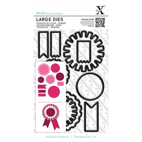 Mixed Rosettes Die Cutting Set By Xcut from Docrafts XCU503240