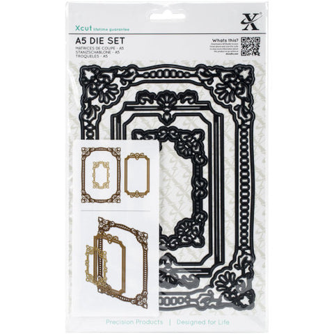 Ornate Frames Squares A5 By Xcut from Docrafts XCU503250