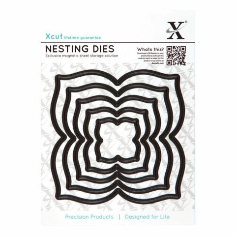 Four Petal Frames Nesting Dies By Xcut from Docrafts XCU503413
