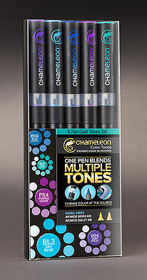 Cool Tones 5 Pen Set By Chameleon CT0504