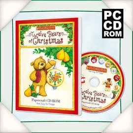 Twelve Bears of Christmas CD ROM by Katy Sue Designs