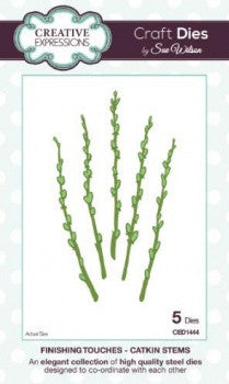 Catkins Stems Craft Dies Finishing Touches Collection By Sue Wilson Creative Expressions CED1444