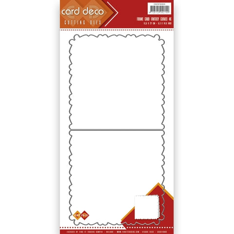 Card Deco Frame Card Fantasy Curves Cutting Die Square Ca rd Size By Find It Trading CDCD10003