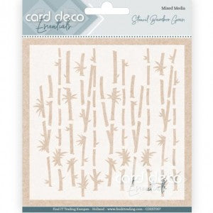 Bamboo Grass 5"x5" By Card Deco Essential CDEST008
