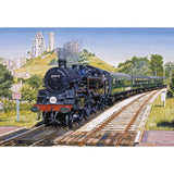 Corfe Castle Crossing 500 Piece Jigsaw Puzzle By Gibsons G3115