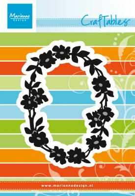 Flower Borders 2 Frame by Tiny Harts by Marianne Design CR1215
