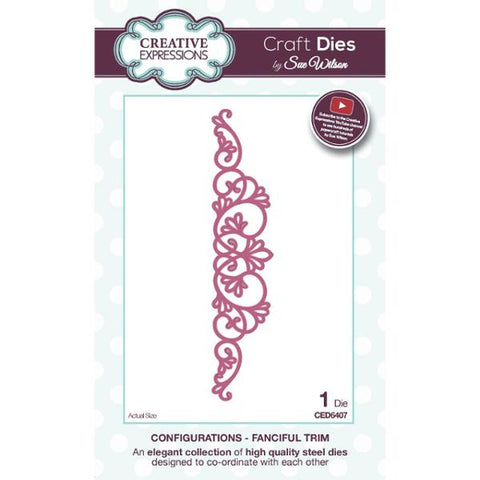 Fanciful Trim Configurations Die Sue Wilson Creative Expression CED6407