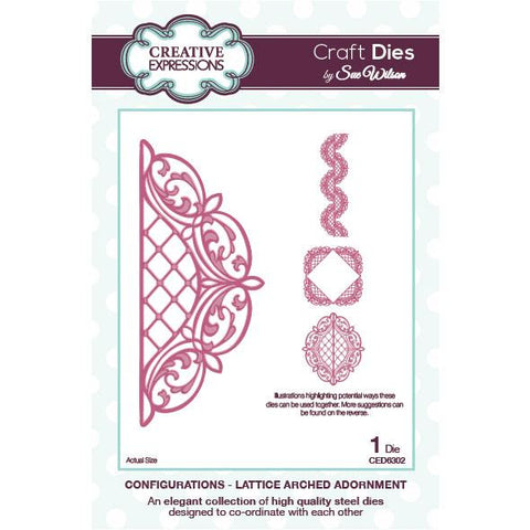 Lattice Arched Adornment Configurations Die Sue Wilson Creative Expressions CED6302