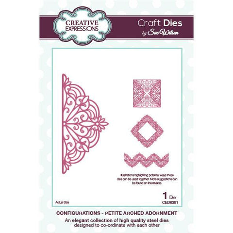 Petite Arched Adornment Configurations Die Sue Wilson Creative Expression CED6301