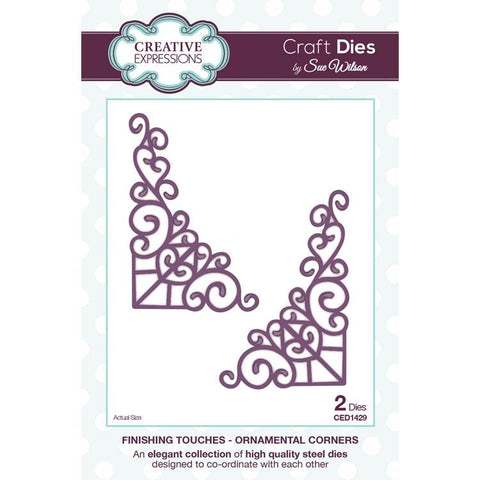 Ornamental Corners Finishing Touches Craft Dies by Sue Wilson Creative Expressions CED1429