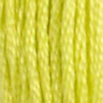 Yellow - 12 DMC Mouliné Stranded Cotton Embroidery Tread By DMC