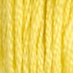 Yellow - 17 DMC Mouliné Stranded Cotton Embroidery Tread By DMC
