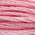 Pink - 3326 DMC Mouliné Stranded Cotton Embroidery Tread By DMC