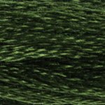 Green - 3345 DMC Mouliné Stranded Cotton Embroidery Tread By DMC