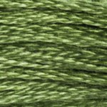 Green - 3347 DMC Mouliné Stranded Cotton Embroidery Tread By DMC