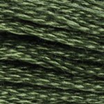 Green - 3362 DMC Mouliné Stranded Cotton Embroidery Tread By DMC