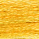 Yellow - 725 DMC Mouliné Stranded Cotton Embroidery Tread By DMC