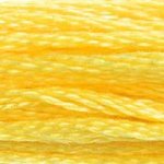 Yellow - 726 DMC Mouliné Stranded Cotton Embroidery Tread By DMC