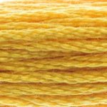 Yellow - 728 DMC Mouliné Stranded Cotton Embroidery Tread By DMC