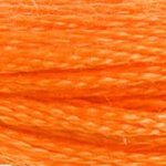 Orange - 740 DMC Mouliné Stranded Cotton Embroidery Tread By DMC