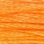 Orange - 741 DMC Mouliné Stranded Cotton Embroidery Tread By DMC