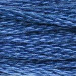 Blue - 825 DMC Mouliné Stranded Cotton Embroidery Tread By DMC