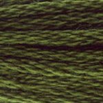 Green - 936 DMC Mouliné Stranded Cotton Embroidery Tread By DMC